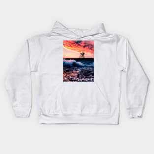 Riding the Waves Kids Hoodie
